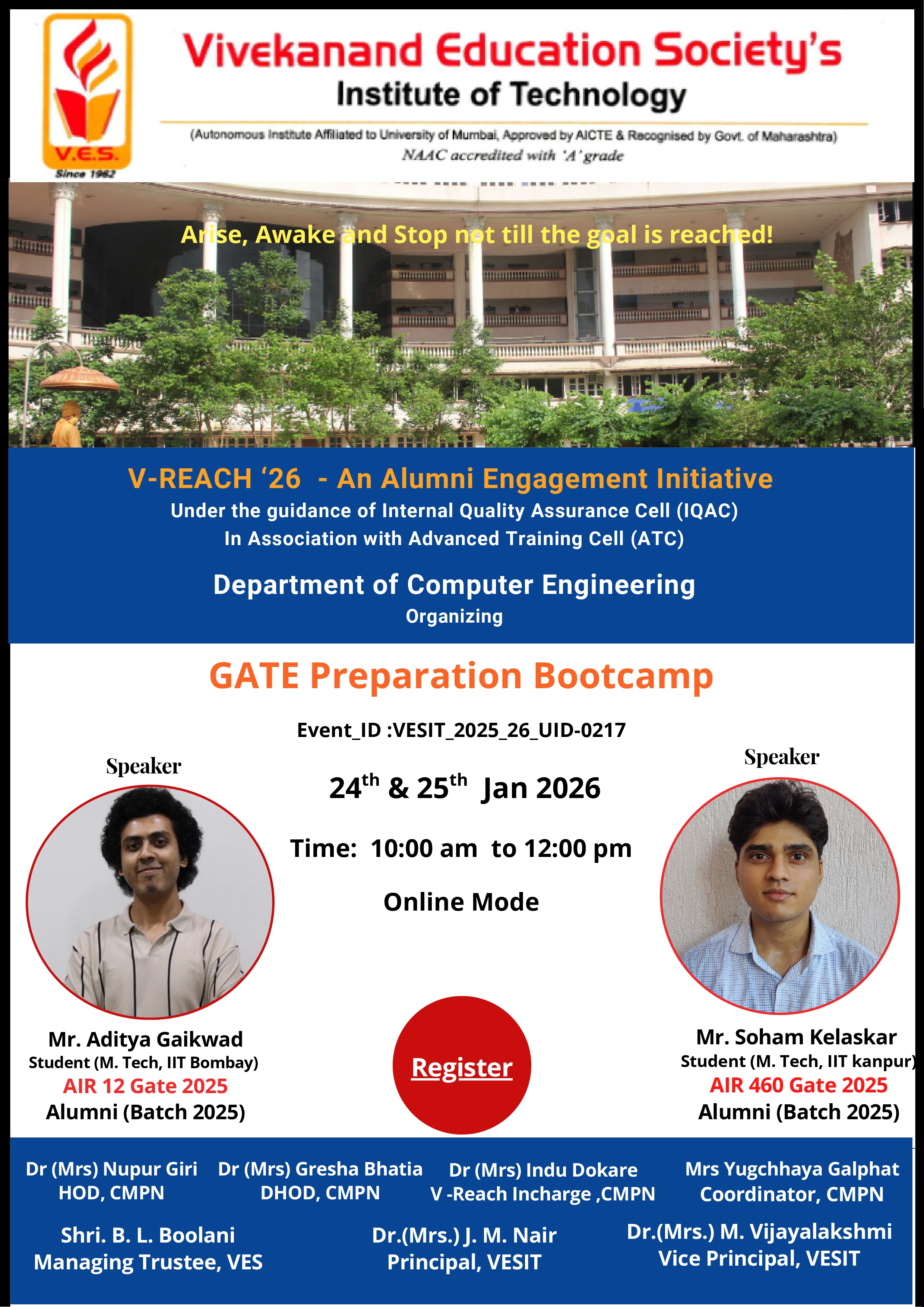 GATE Preparation Bootcamp 25–26