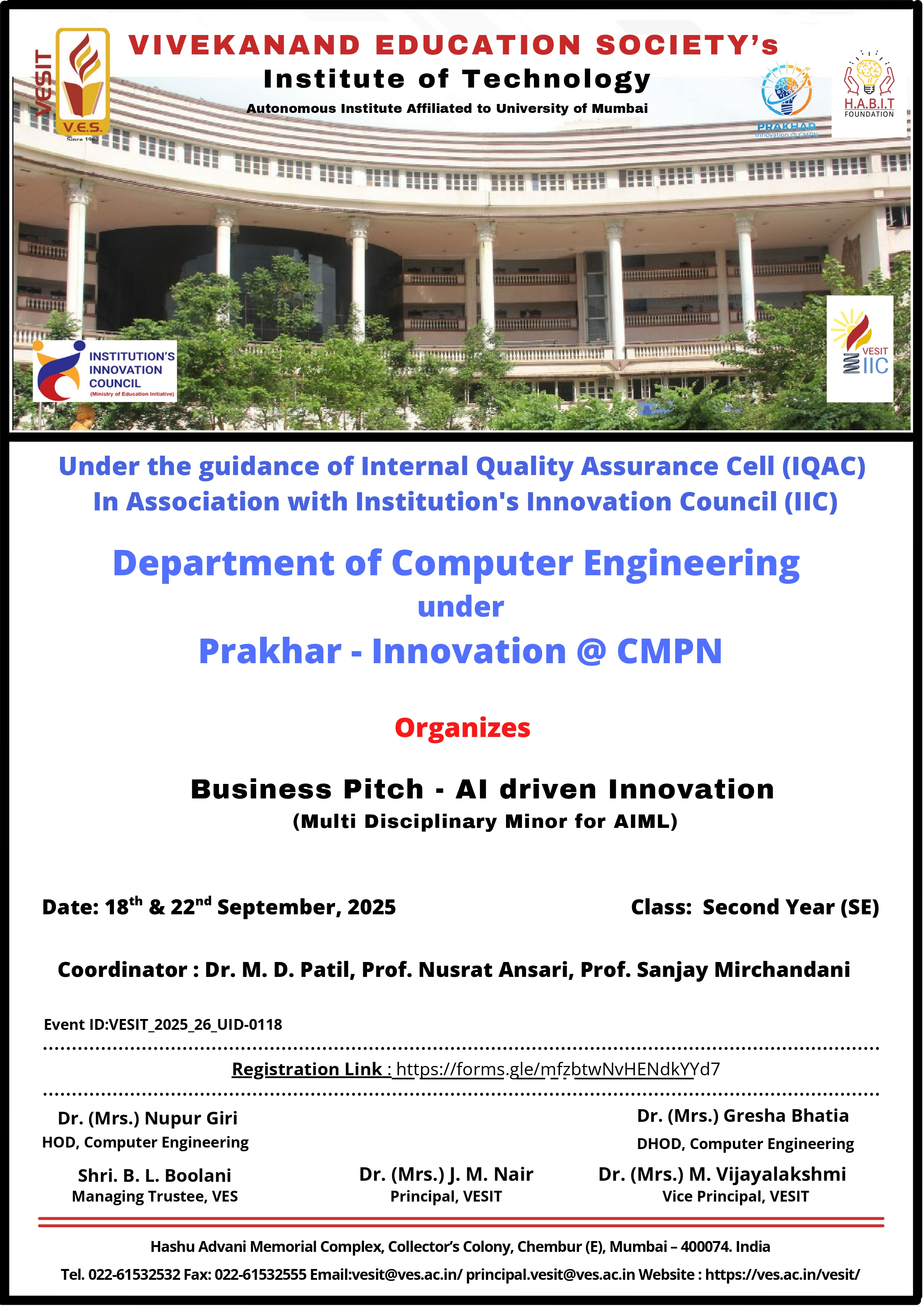 Business Pitch Al driven Innovation