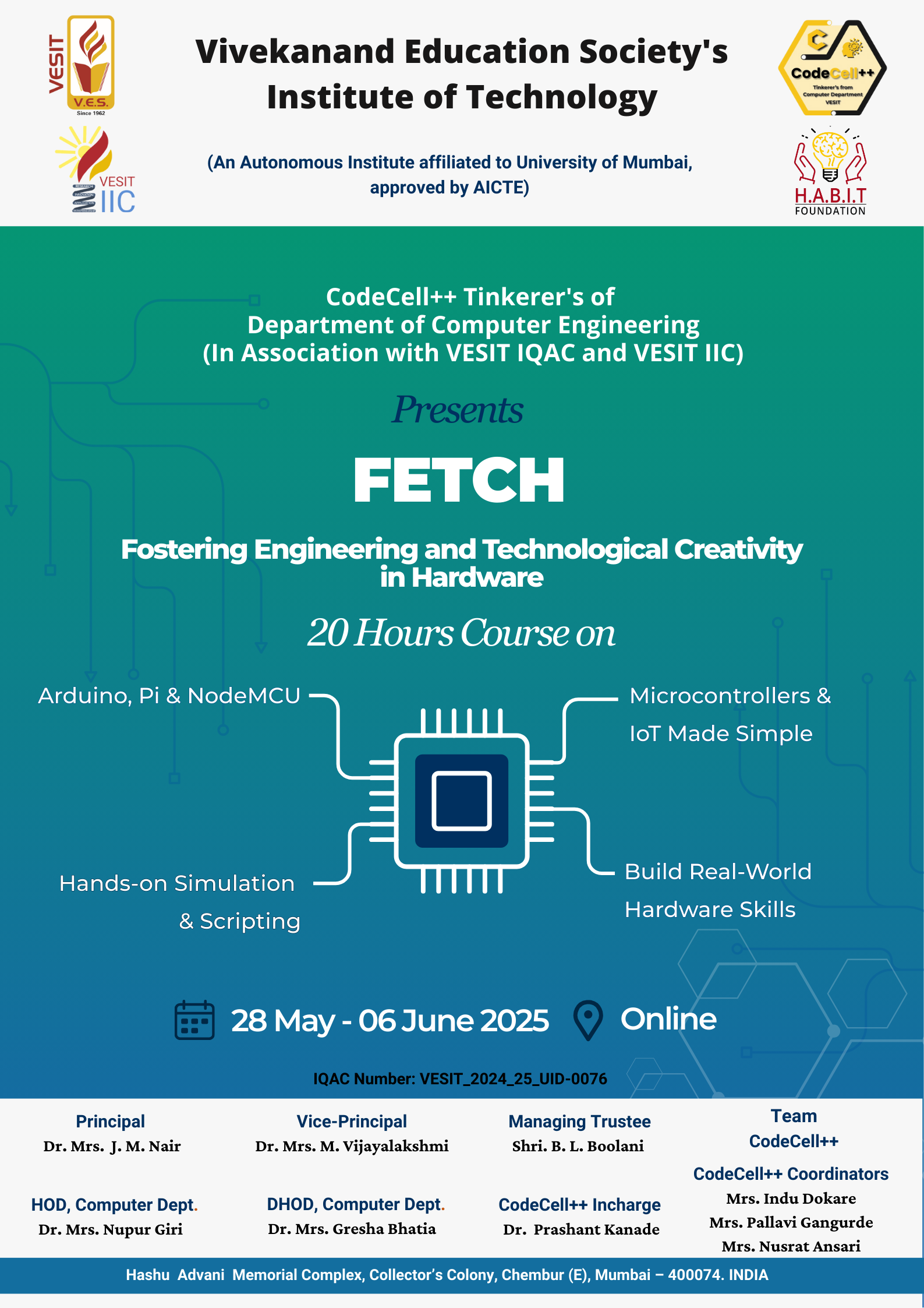 FETCH- Fostering Engineering and Technological Creativity in Hardware