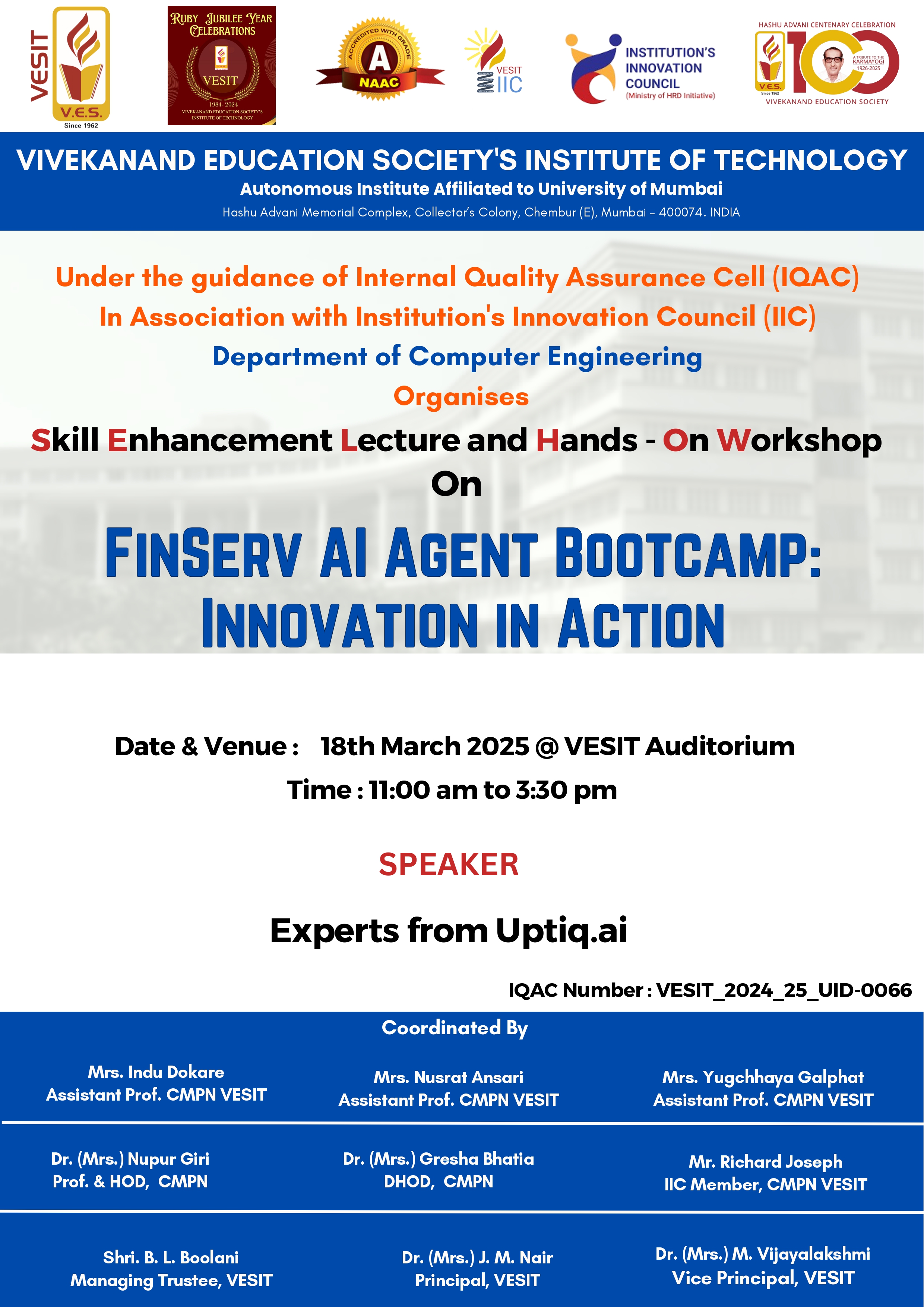 FinServ AI Agent Bootcamp: Innovation in Action