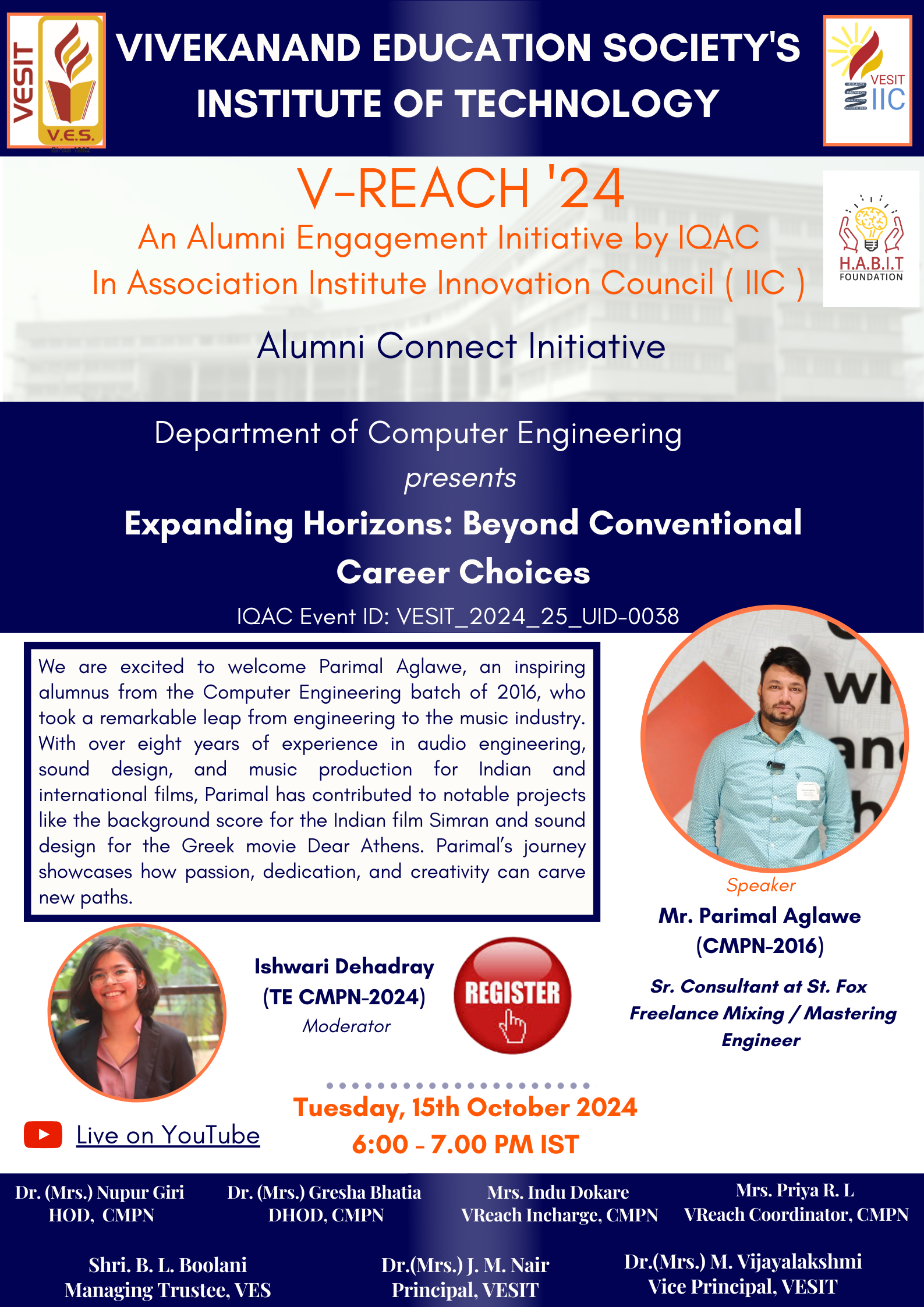 V-Reach on topic of "Expanding Horizons: Beyond Conventional Career Choices"