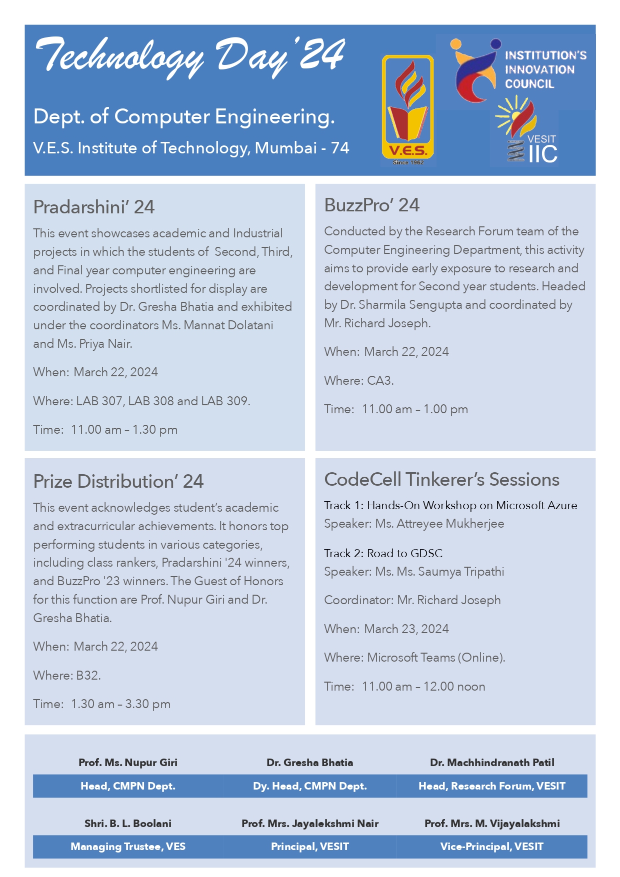 CMPN Department Day/ Technology Day - 2024,
