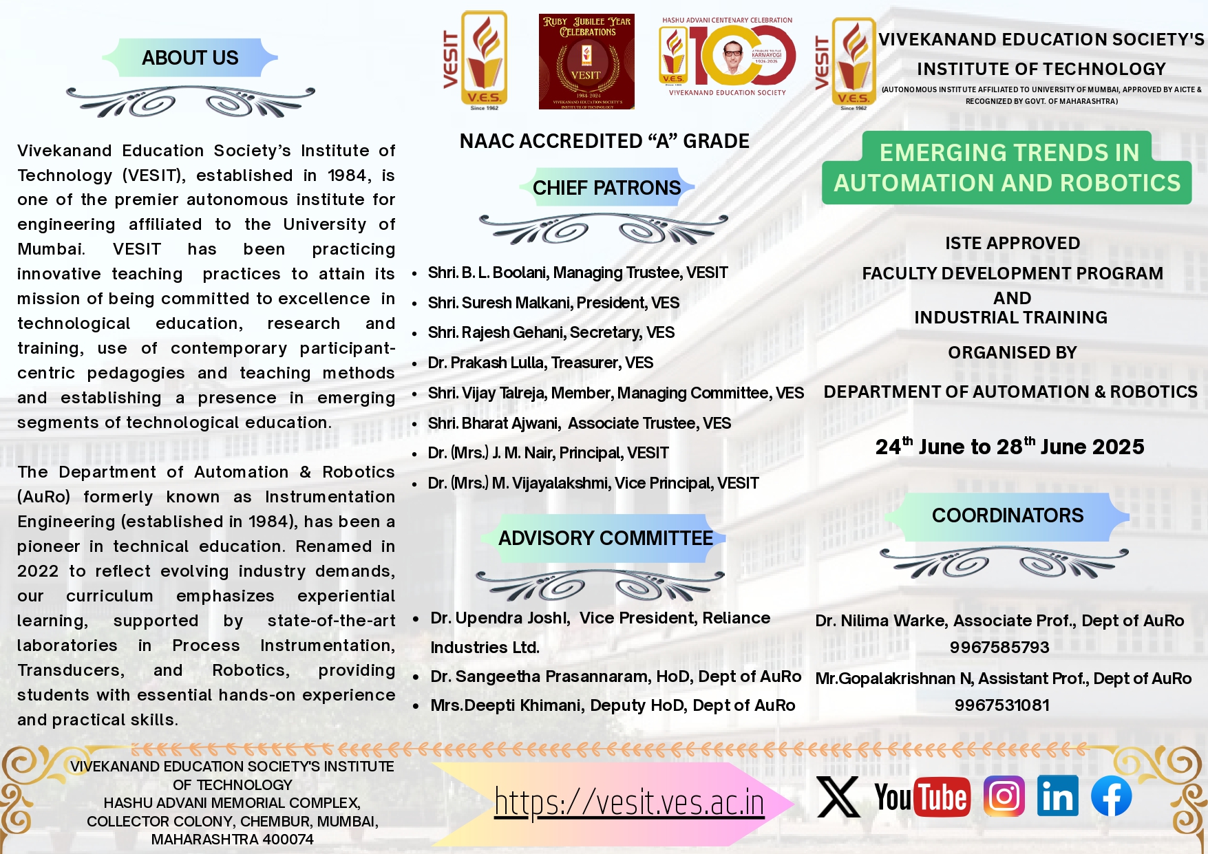 AURO FDP & Industrial Training