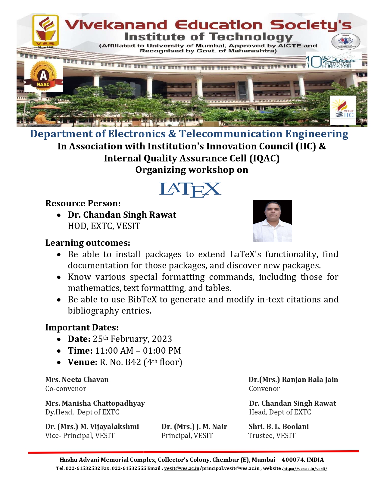 Workshop on LATEX