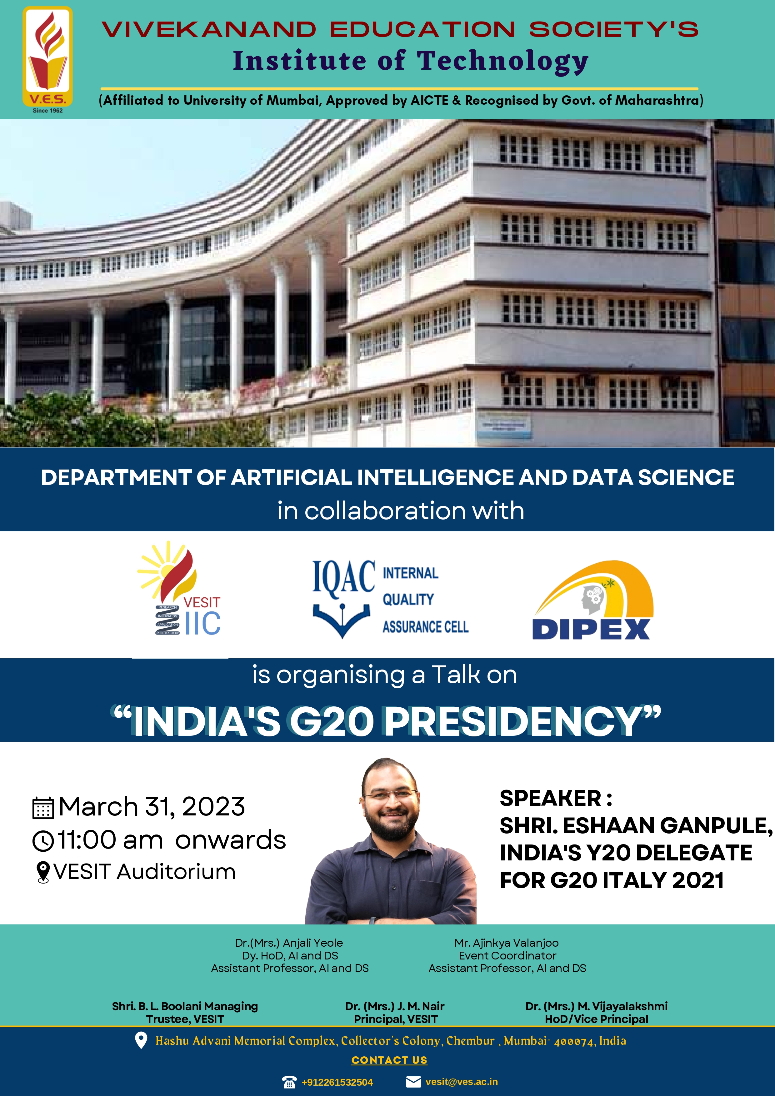 Session on INDIA'S G20 PRESIDENCY