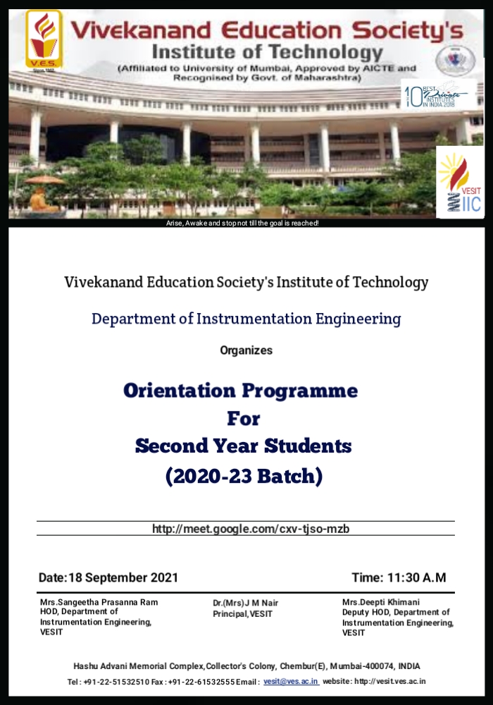 Orientation Program -held on 18th september 2021