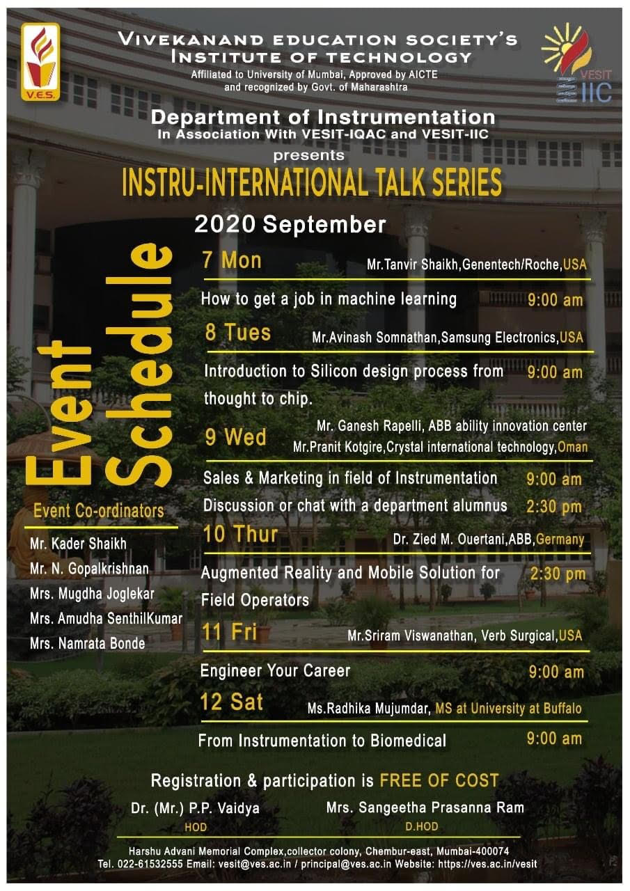 Instru-International Talk series september 2020