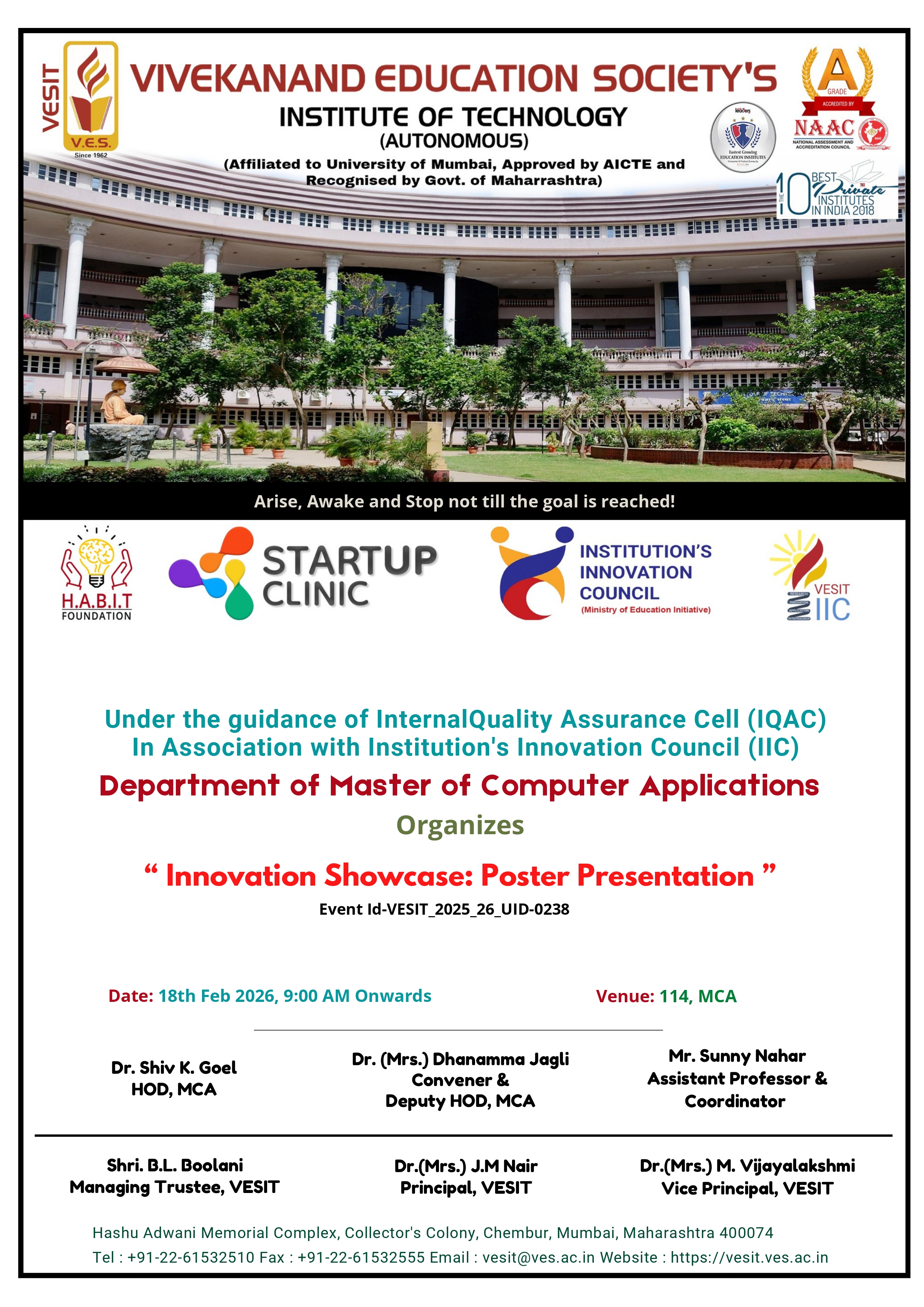 Innovation Showcase: Poster Presentation