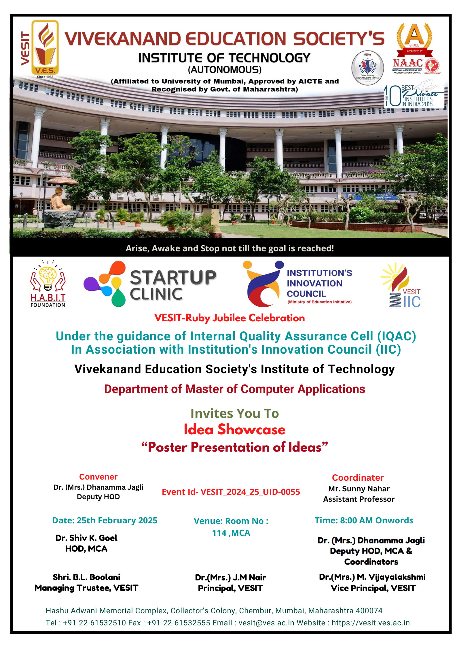 Idea Showcase – Poster Presentation of Ideas