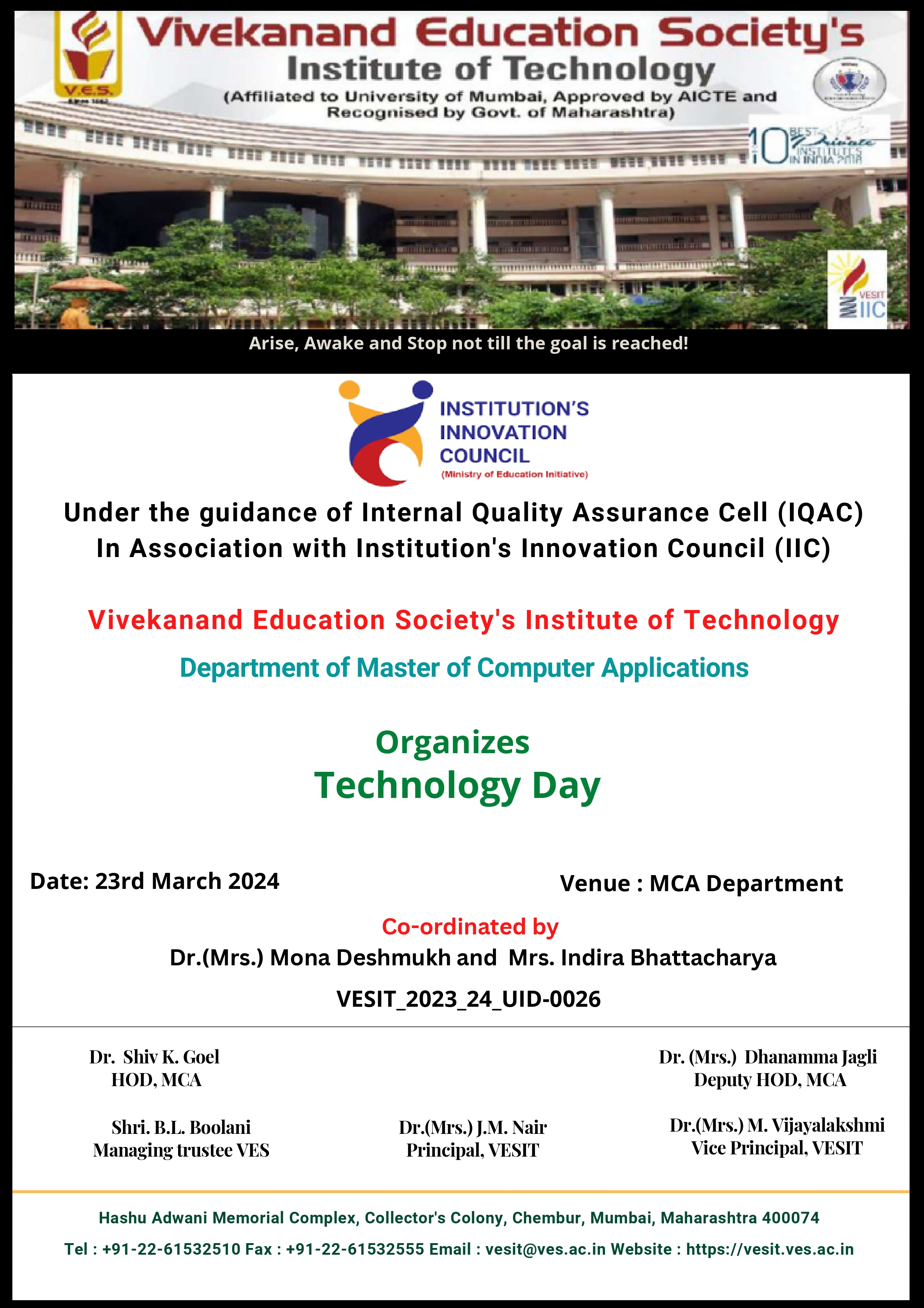 Technology Day:Publicity