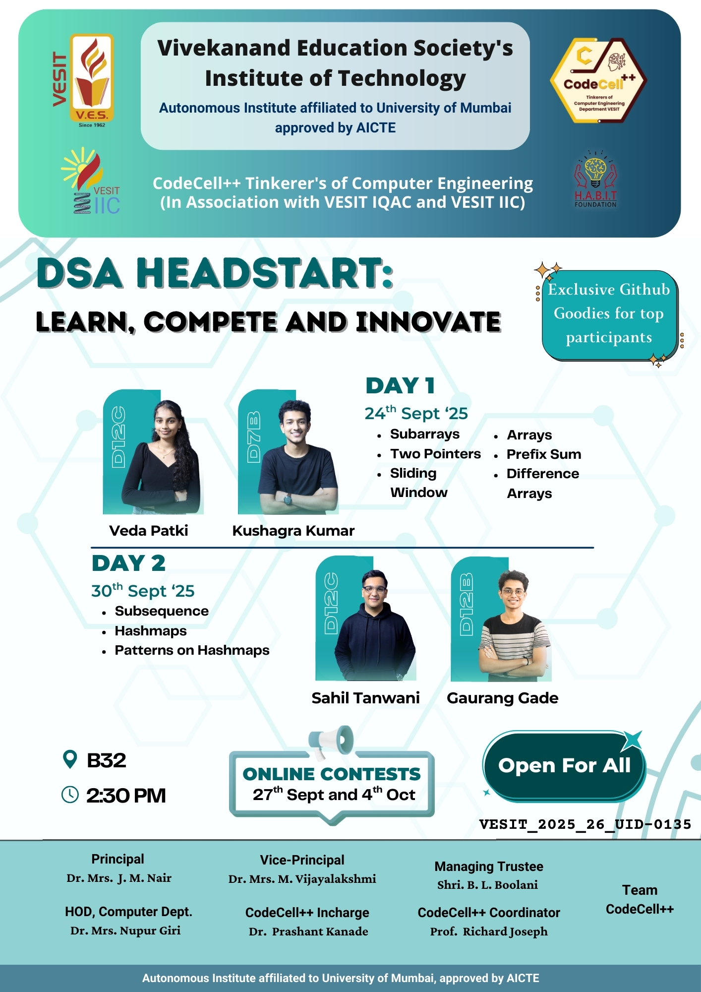 DSA Headstart: Learn, Compete and Innovate