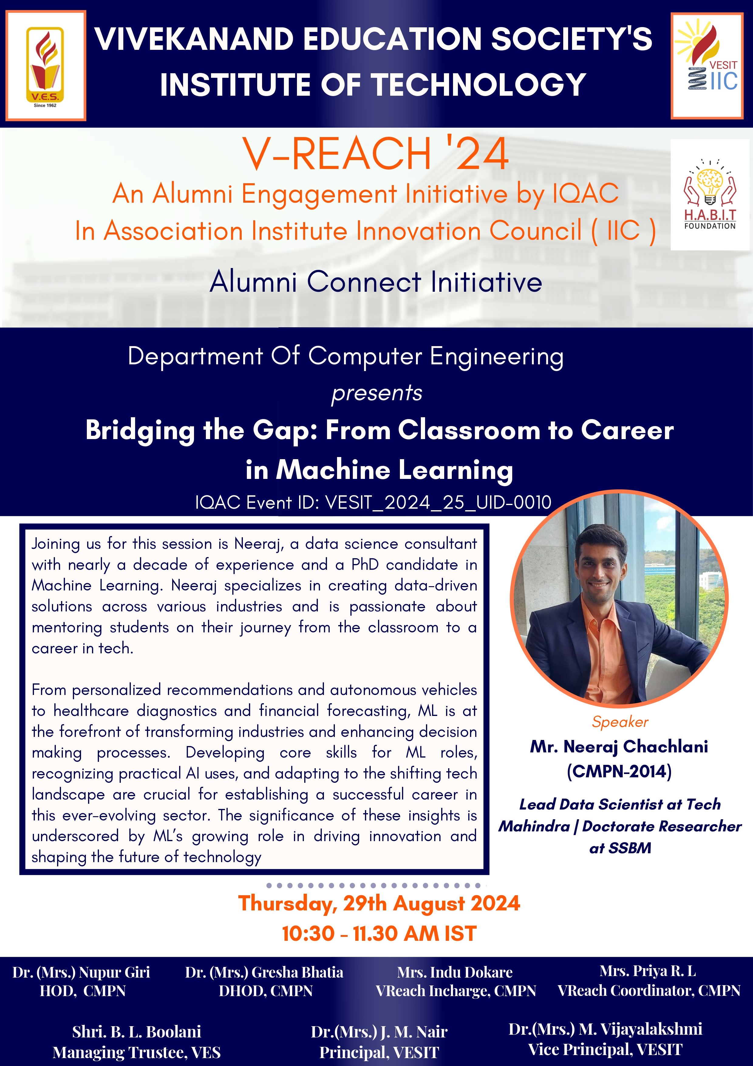 V-REACH'24 : An Alumni Engagement Initiative