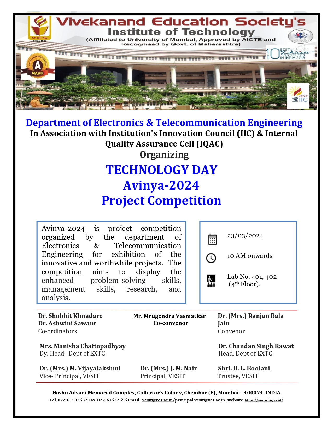 TECHNOLOGY DAY Avinya-2024