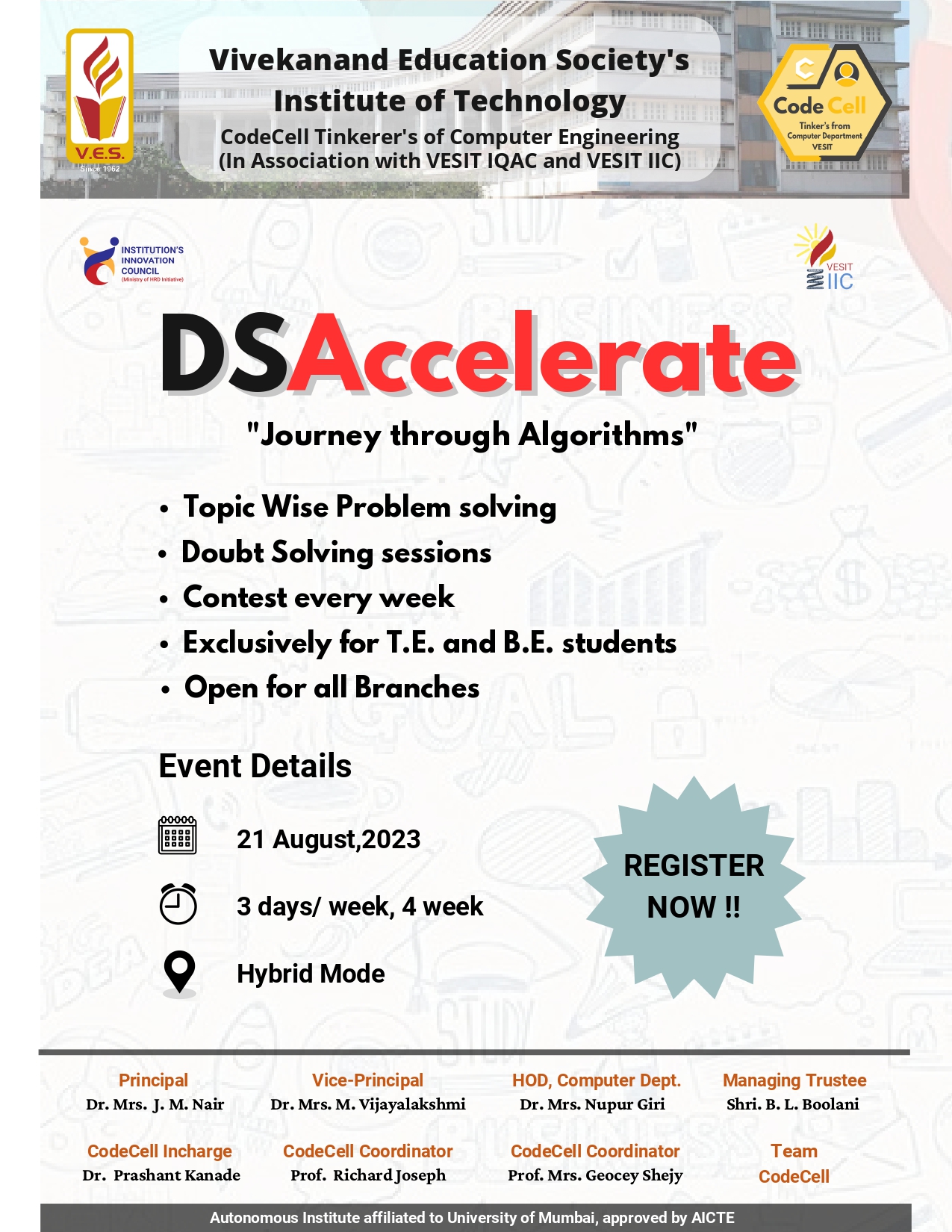 DSAccelerate -  "Journey through Algorithms"