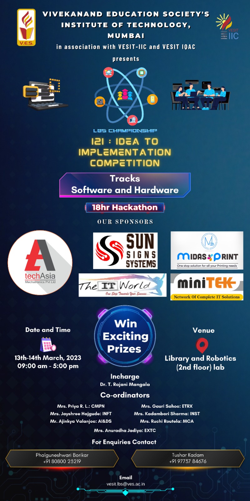 Looking Beyond Syllabus (LBS) presents 18-Hrs Hackathon Event