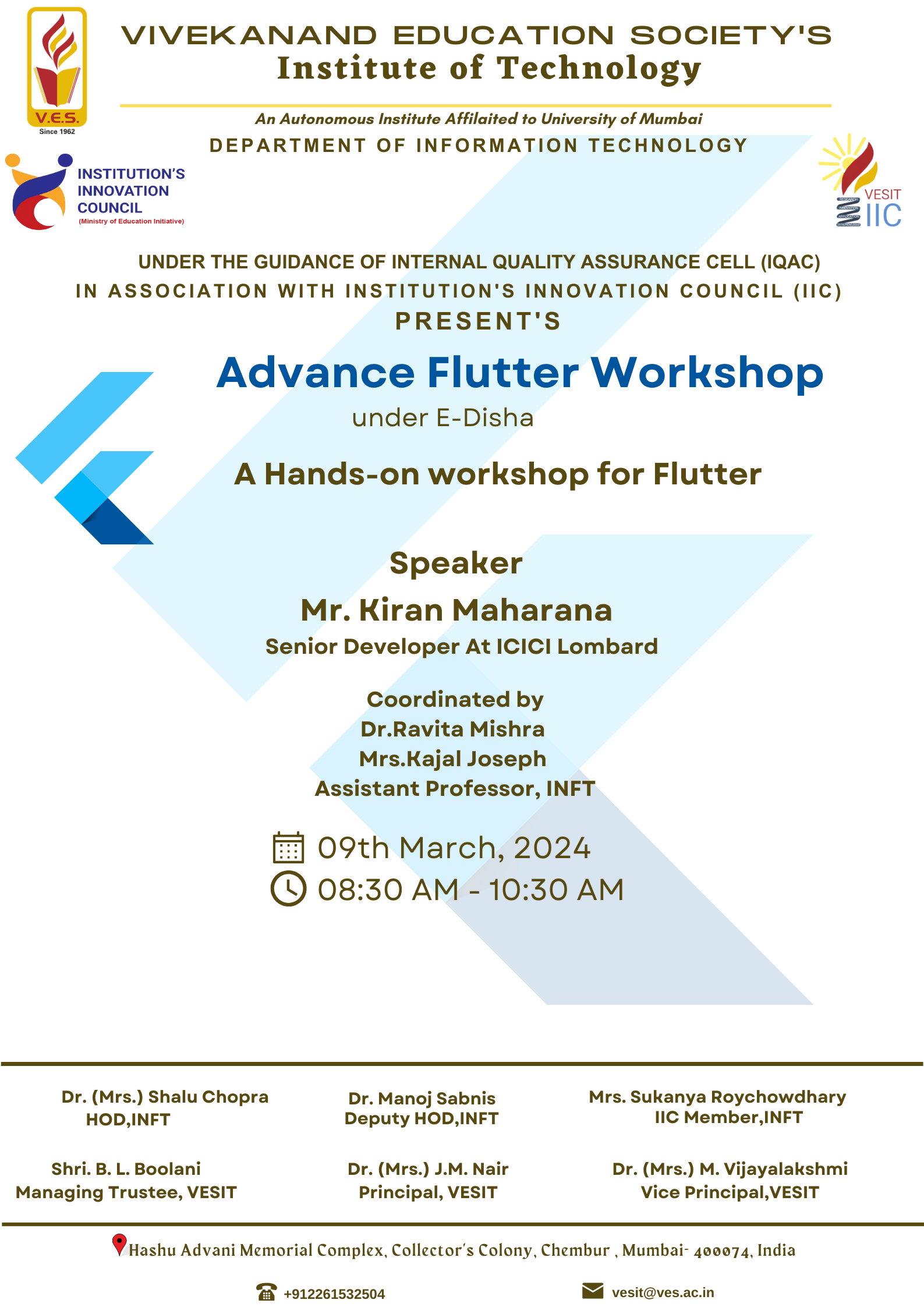 SEL-Advance Flutter Workshop 