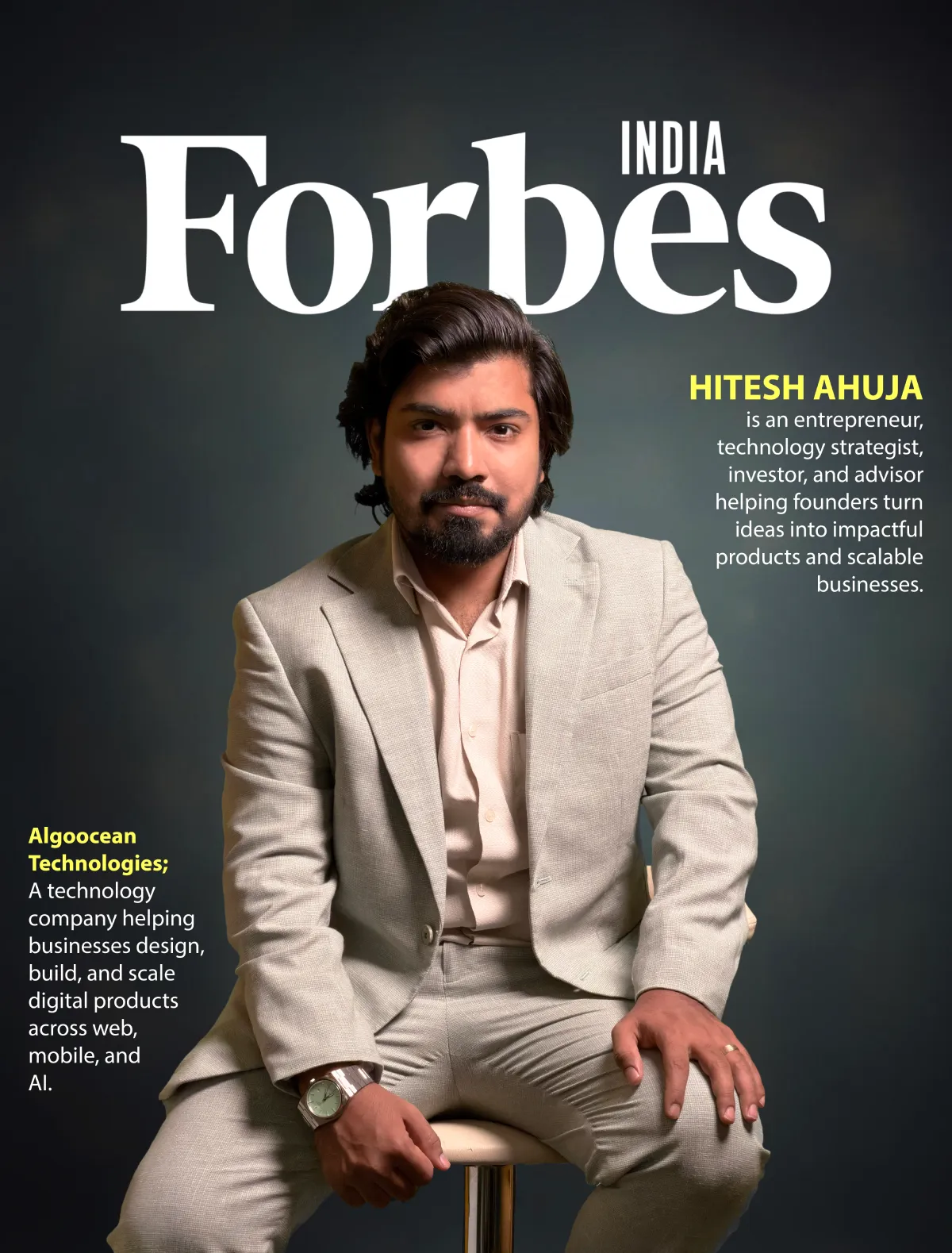 Alumnus Hitesh Ahuja Featured in Forbes India Brand Connect