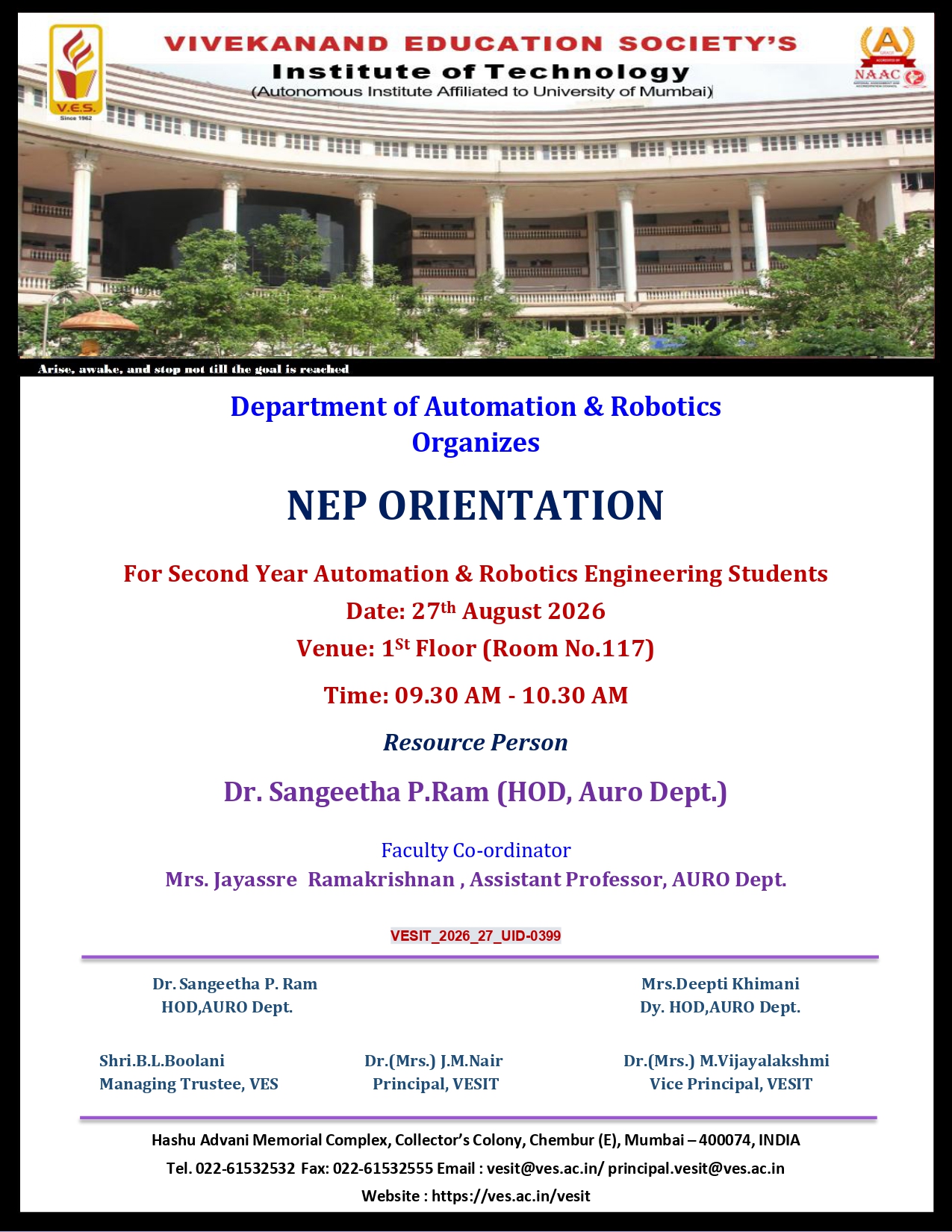NEP ORIENTATION