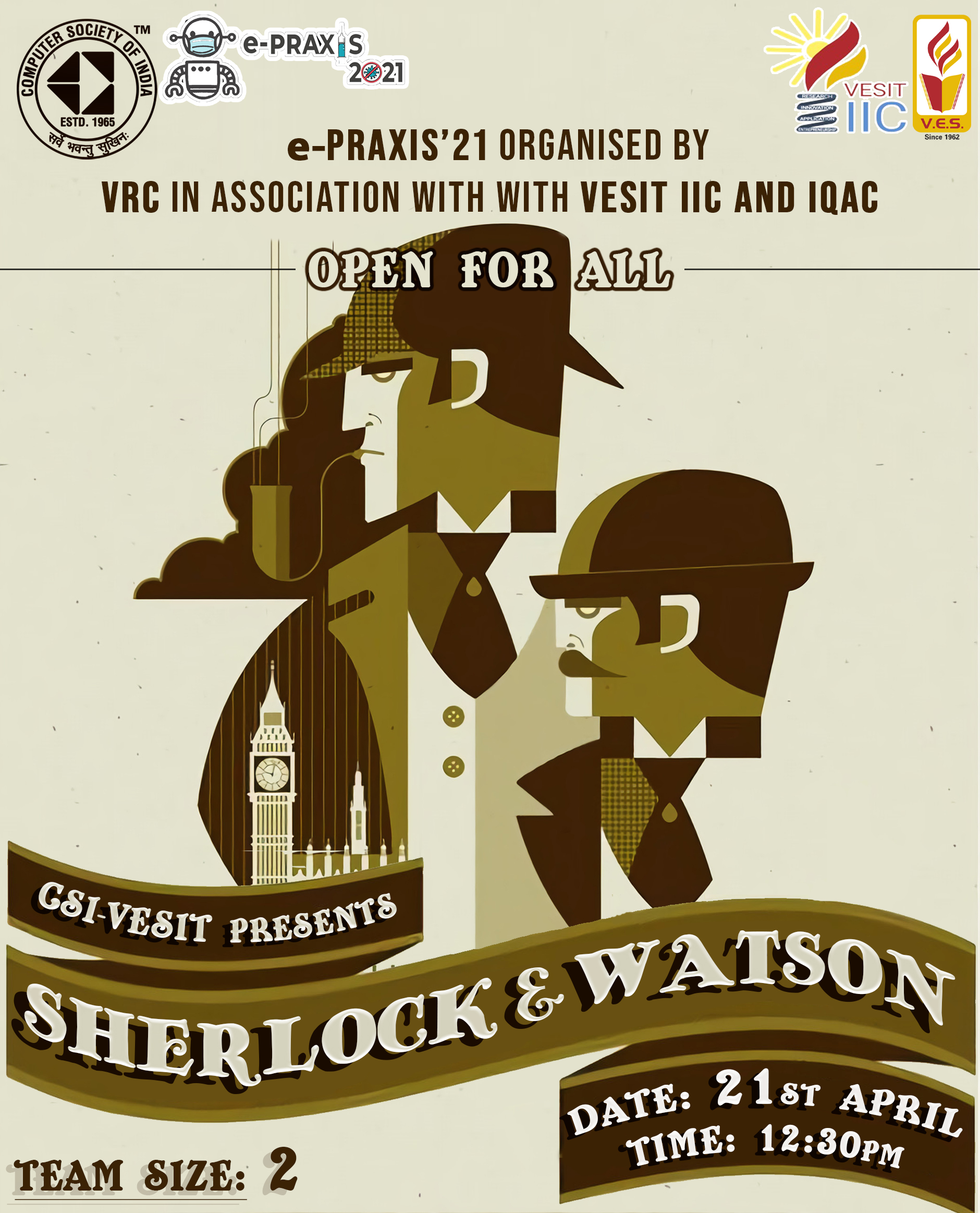 SHERLOCK &amp; WATSON | CSI-VESIT | e-PRAXIS'21