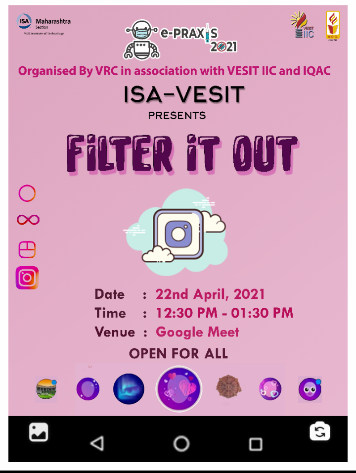Filter It Out | ISA-VESIT | e-PRAXIS'21